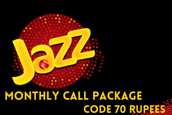 Jazz Monthly Call Package Code 70 Rupees details in 2023